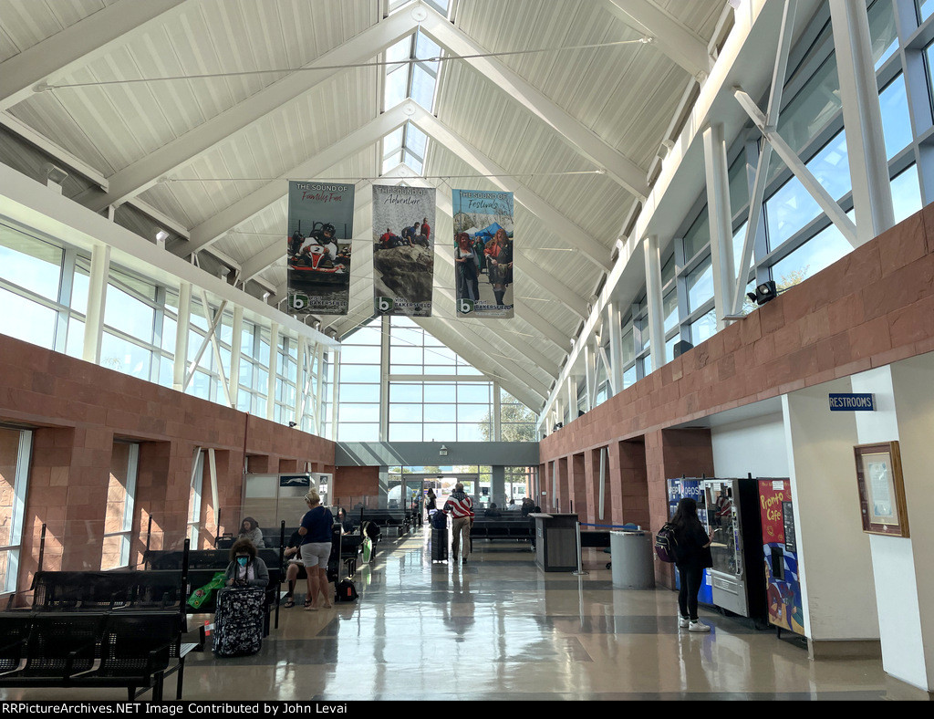 Interior of the BFD Amtrak Station 